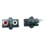 Rca Doble Para Chasis Jack Rca 2 Vias