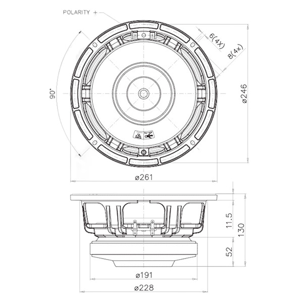 PARLANTE FAITALPRO 10fh530