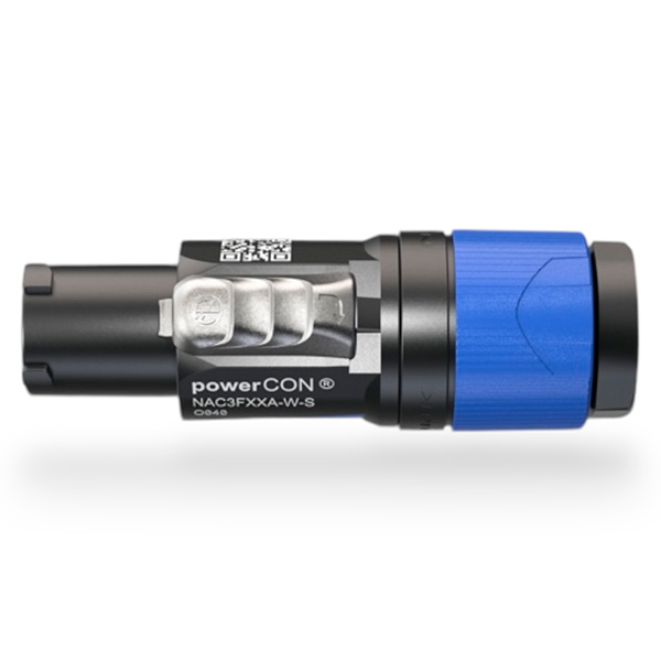 NEUTRIK MACHO POWERCON AZUL ORIGINAL NAC3FXXA-W-L