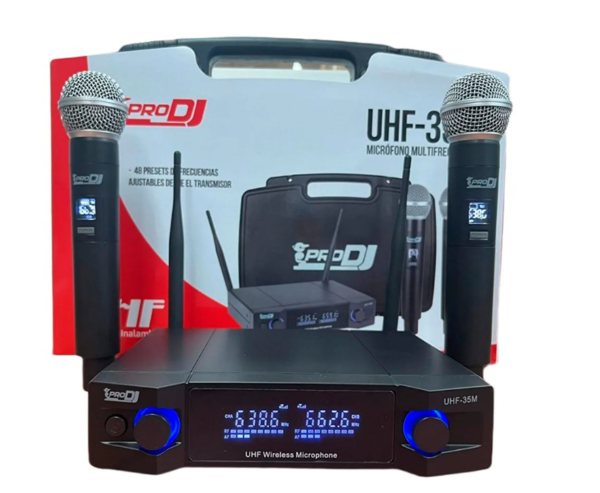 MICROFONO PRODJ INALAMBRICO UHF-35M
