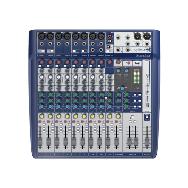 Consola analógica Soundcraft Signature 12: 12 canales
