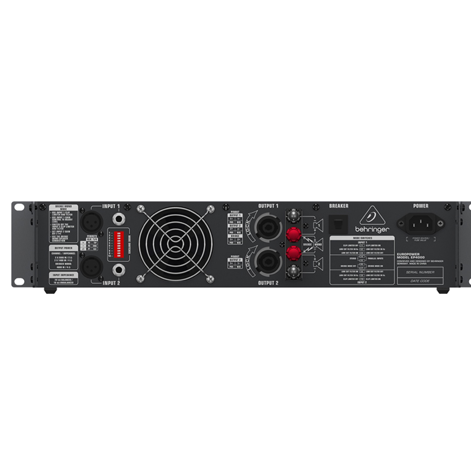 AMPLIFICADOR BEHRINGER EUROPOWER EP4000