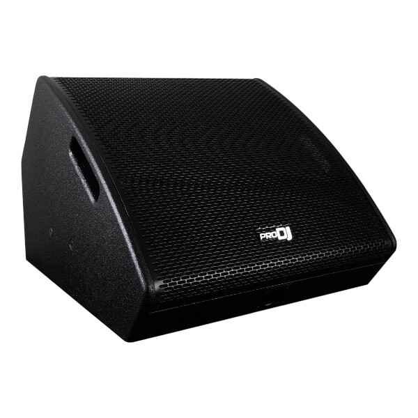 Monitor de piso 15” PRO DJ W15M 400W RMS Bluetooth DSP en madera contrachapada