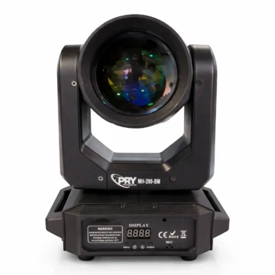 Cabeza Móvil PRY MH-200BMS LED Profesional para Iluminación Escénica