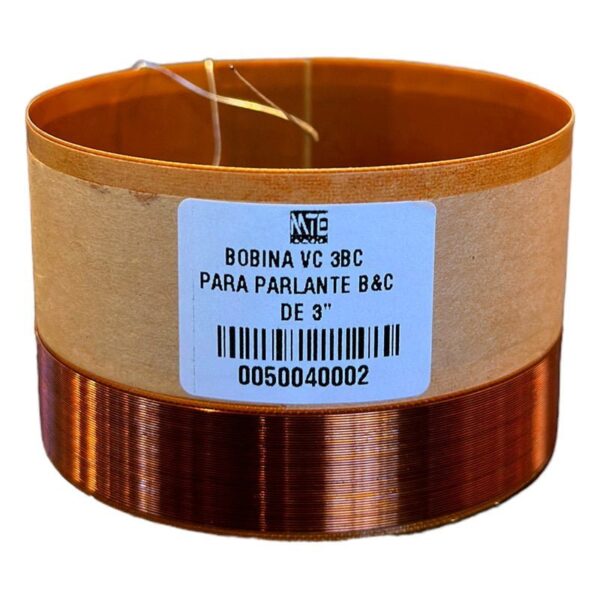 Bobina MTE Vc 3Bc Para Parlante B&C De 3