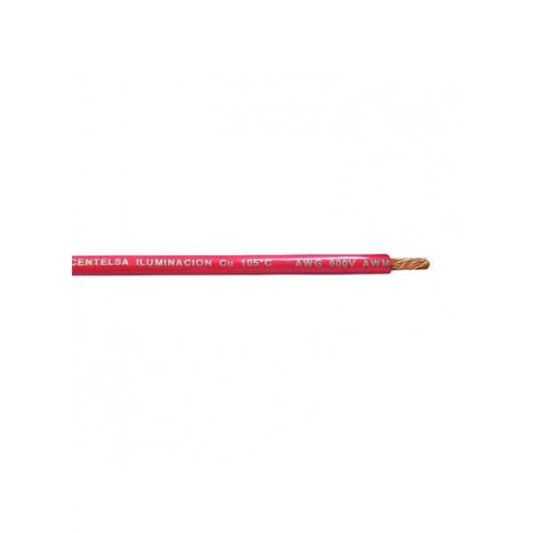 Cable 1X16 Vehicular Rojo Centelsa