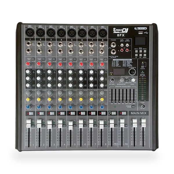 Consola 8FX PRO DJ