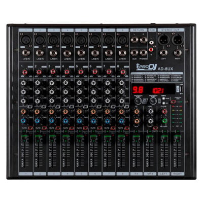 Consola PRO DJ AD-8UX