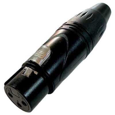 Canon Plug Hembra Aereo Negro MTE Mt-A218