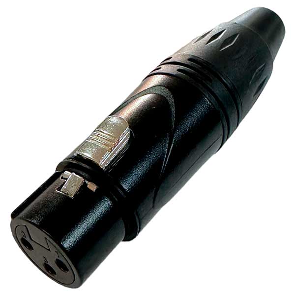 Canon Plug Hembra Aereo Negro MTE Mt-A218