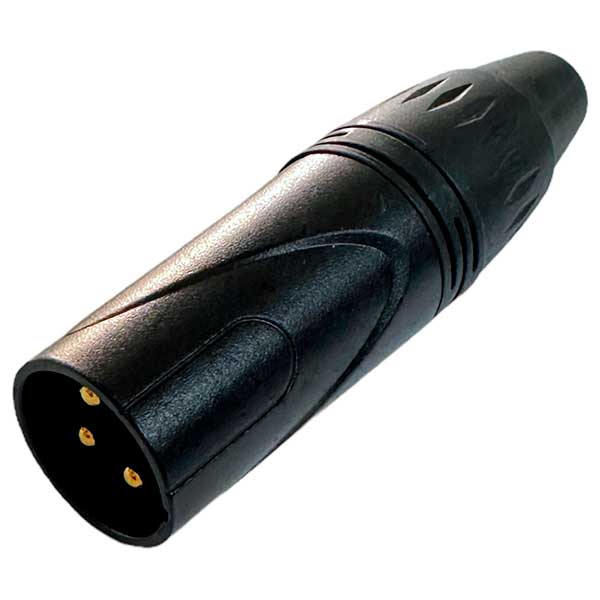 Canon Plug Macho Aereo Negro MTE Mt-A217