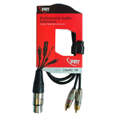Cable Canon Xlr Hembra 2Rca PRY Cnhrc-1M