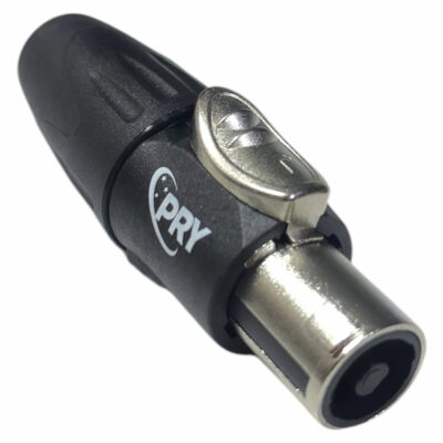 Speakon Macho PRY Metalica Negra Spn04
