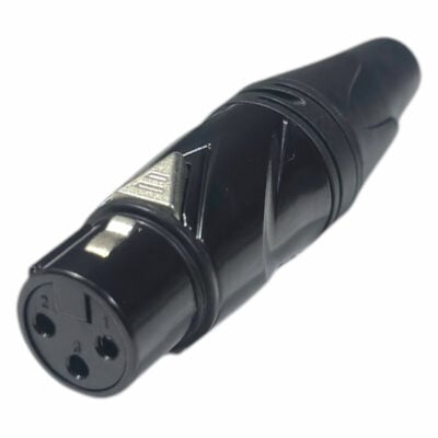 Canon Plug Hembra Aereo Negro PRY Xlr402Pr