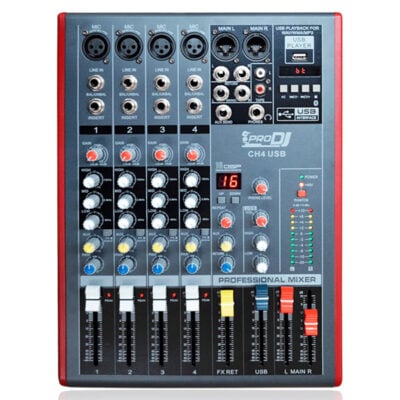 Consola CH4 USB PRO DJ