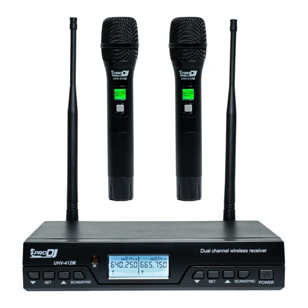 Micrófono PRO DJ UHV-1722HH UHF