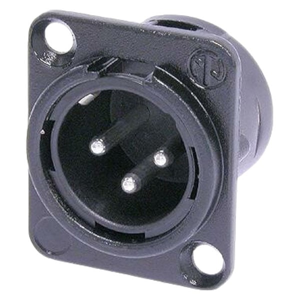 Canon Base Para Chasis Macho Neutrik Nc3Md-L-Bag-1 Xlr Negro Original