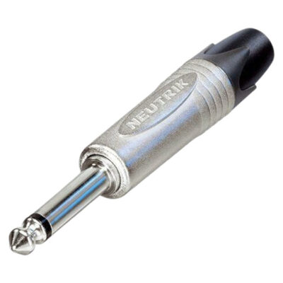 Plug 1/4 Neutrik Monofonico Metalico Ts Np2X Anti Ruido