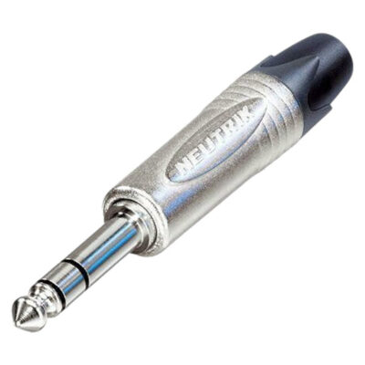 Plug 1/4 Neutrik Estereo Metalico Trs Np3X Antiruido