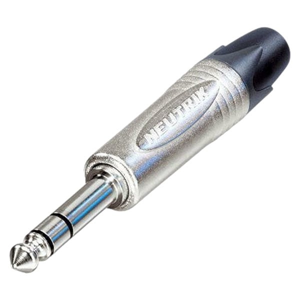 Plug 1/4 Neutrik Estereo Metalico Trs Np3X Antiruido