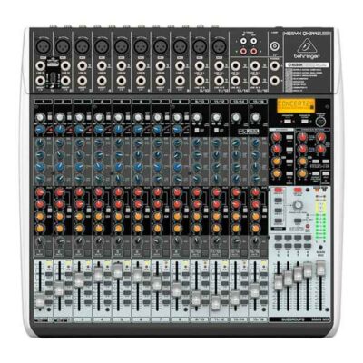 Mezclador Qx2442Usb Behringer Análogo 10 Entradas