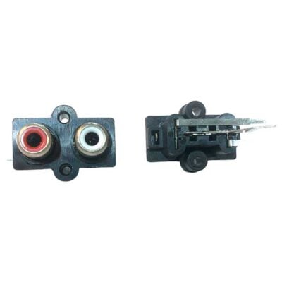 Rca Doble Para Chasis Jack Rca 2 Vias