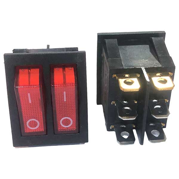 Swiche Neon Doble 2 Posiciones 6 Pines Sw-008D