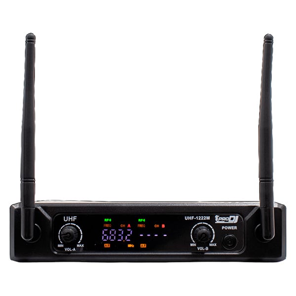 Micrófono PRO DJ Inalambrico UHF-1222M