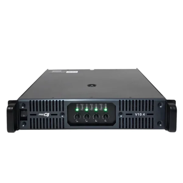 Amplificador PRO DJ V10.4 4 Canales 1500 W a 4 Ω / 3000 W Bridge