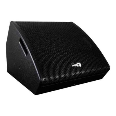 Monitor de Piso 15” PRO DJ W15M 400W RMS Bluetooth DSP en Madera Contrachapada