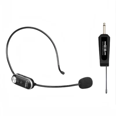 Micrófono Inalámbrico Diadema Portable Maxlin MXUHF701