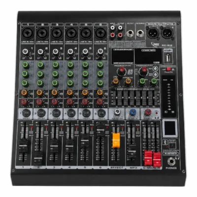 Consola Mezcladora PRY Mx6 Profesional 8 Canales