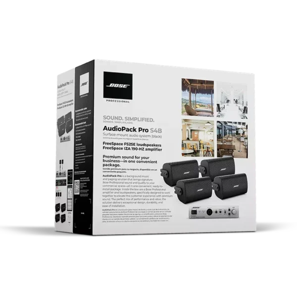 Combo Bose AudioPack Pro S4 Black