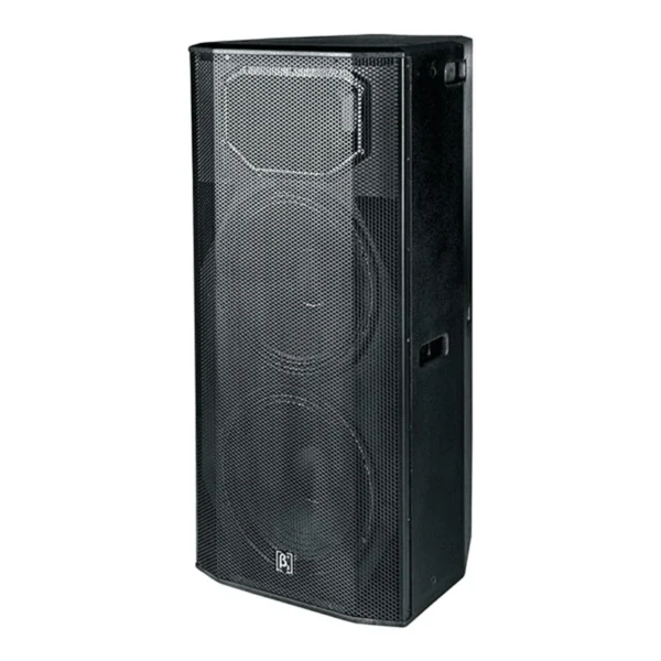 Cabina activa doble 15 pulgadas con potencia de 1500 W RMS, amplificación Clase D y SPL máximo de 134 dB