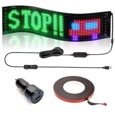 Lanza Mensajes LED Flexible 133x19 cm RGB IP65