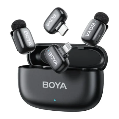 Boya Mini-12 Micrófono Inalámbrico Combo USB-C y Lightning