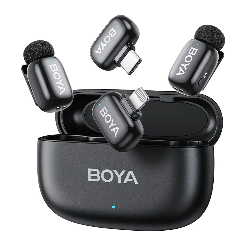 Boya Mini-12 Micrófono Inalámbrico Combo USB-C y Lightning