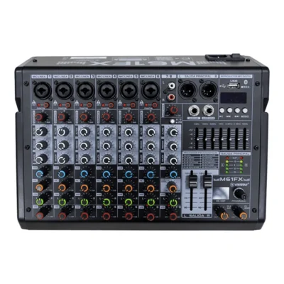 Consola Analógica Yamaki M61FX 6 Canales con Efectos, USB y Bluetooth