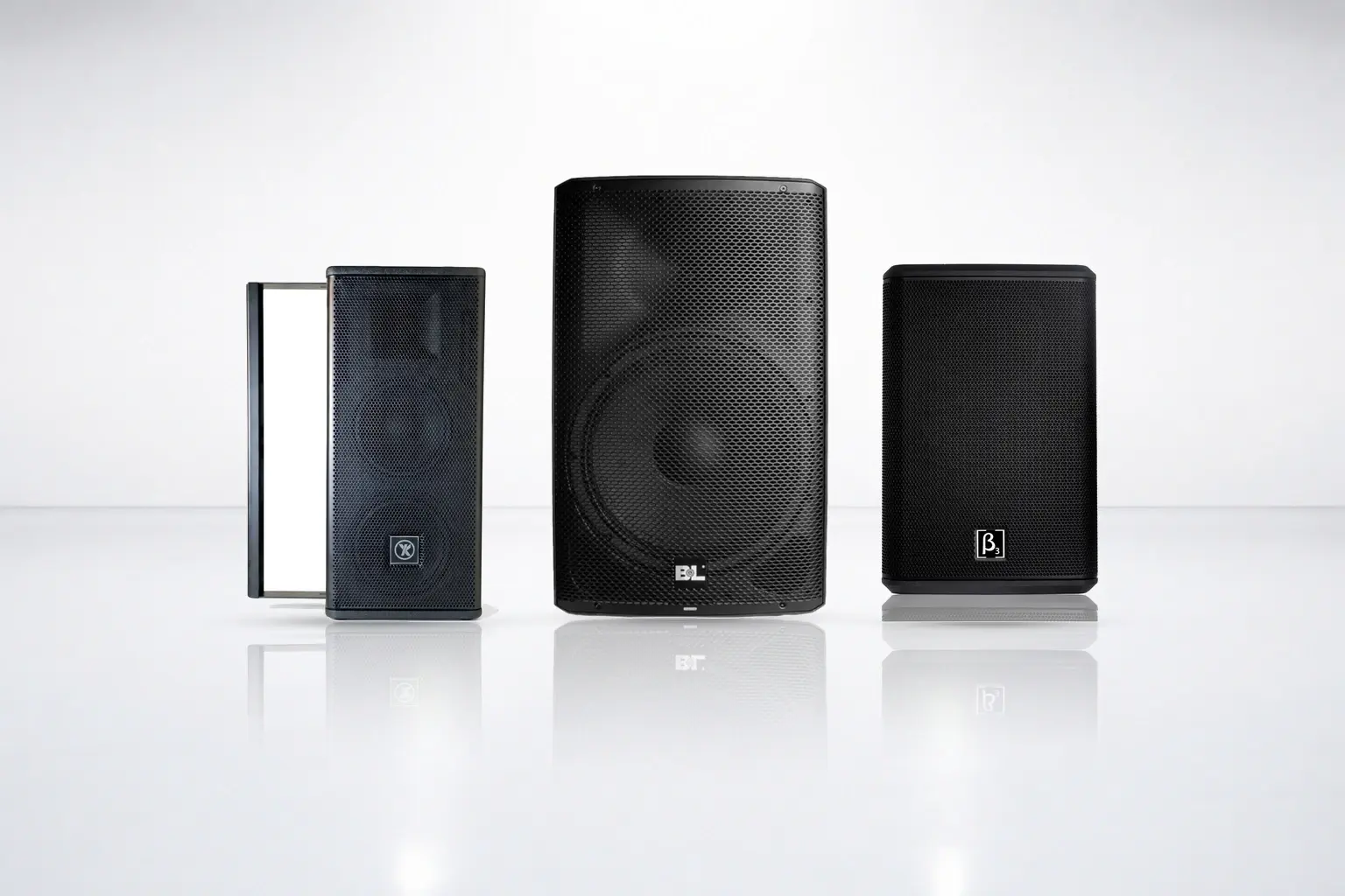Cabina activa: Cabina Activa Yamaki SDC-226BT 2x6.5 200W Bluetooth, Cabina Activa B&L BL-7715DSP 15 500W con DSP y Bluetooth, Cabina Beta Three Recargable MB3