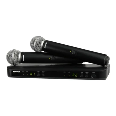Shure BLX288/SM58 Sistema Inalámbrico Dual con 2 Micrófonos SM58