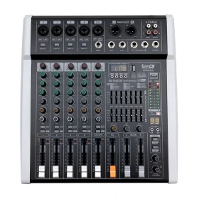 Consola PRO DJ AD6UX-II 6 Canales Bluetooth / USB