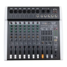 Consola PRO DJ AD8UX-II 8 Canales