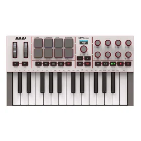 Controlador MIDI Akai MPK Mini 4W gris de 25 teclas