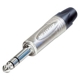Plug 1/4 Neutrik Estereo Metalico Trs Np3X Antiruido