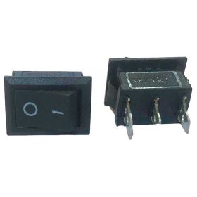 Swiche Negro 2 Posiciones 3 Pines Pequeño Sw-001P